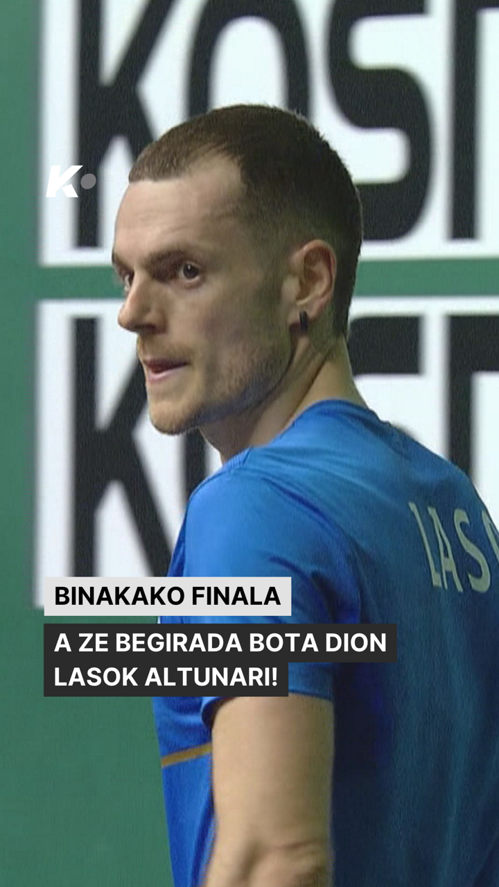 Binakako finala: Altuna III-Ezkurdia vs Laso-Albisu. Lasoren begirada Altunari