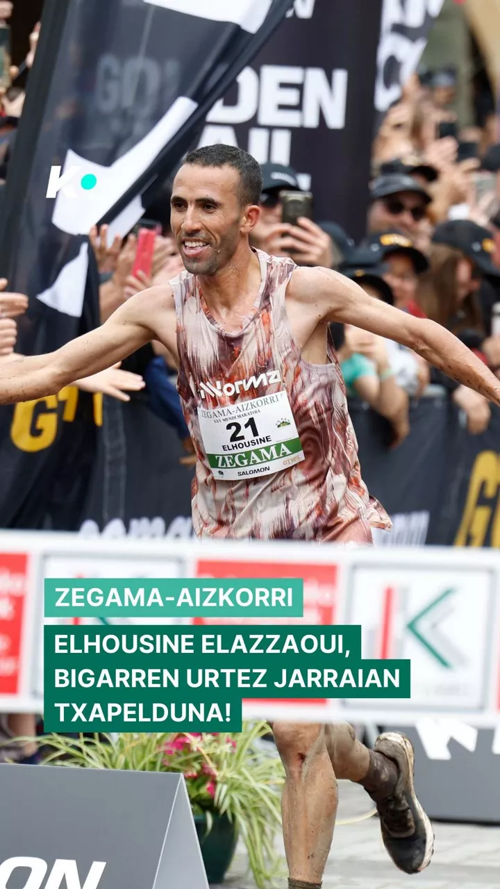 Atletismoa: Zegama-Aizkorri Elhousine Elazzaoui