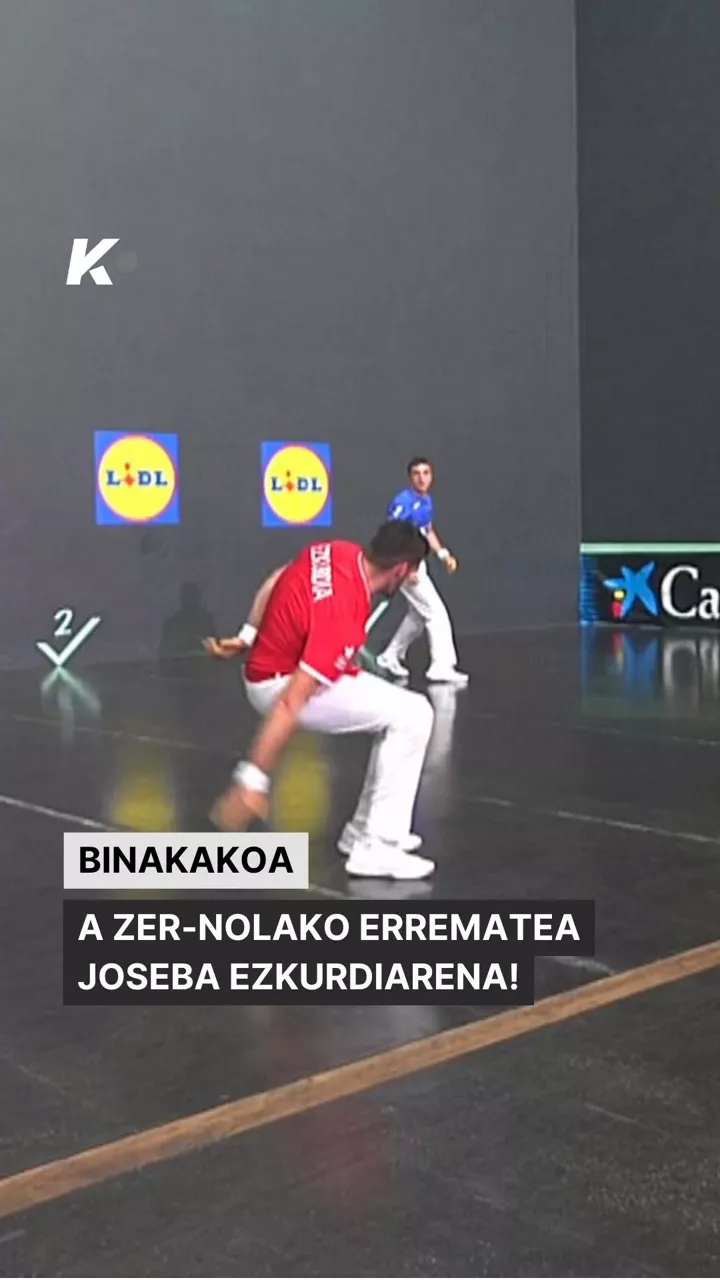 Pilota Ezkurdia erremate akrobatikoa