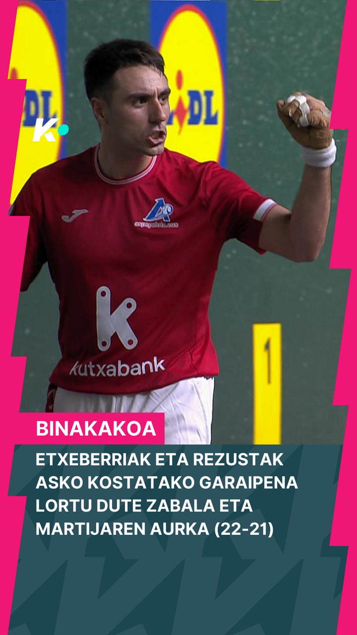 Etxeberria-Rezusta vs Zabala-Martija