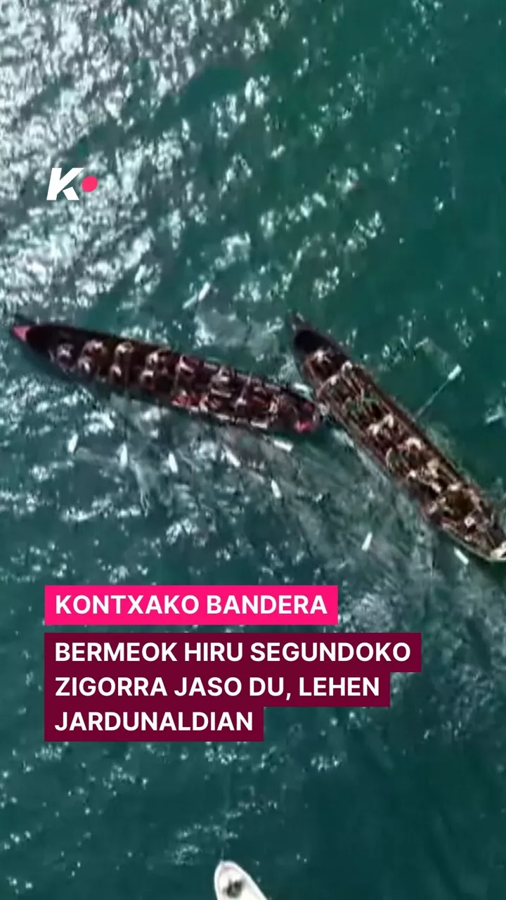 Arrauna Kontxako Bandera Bermeo eta Hondarribia palak