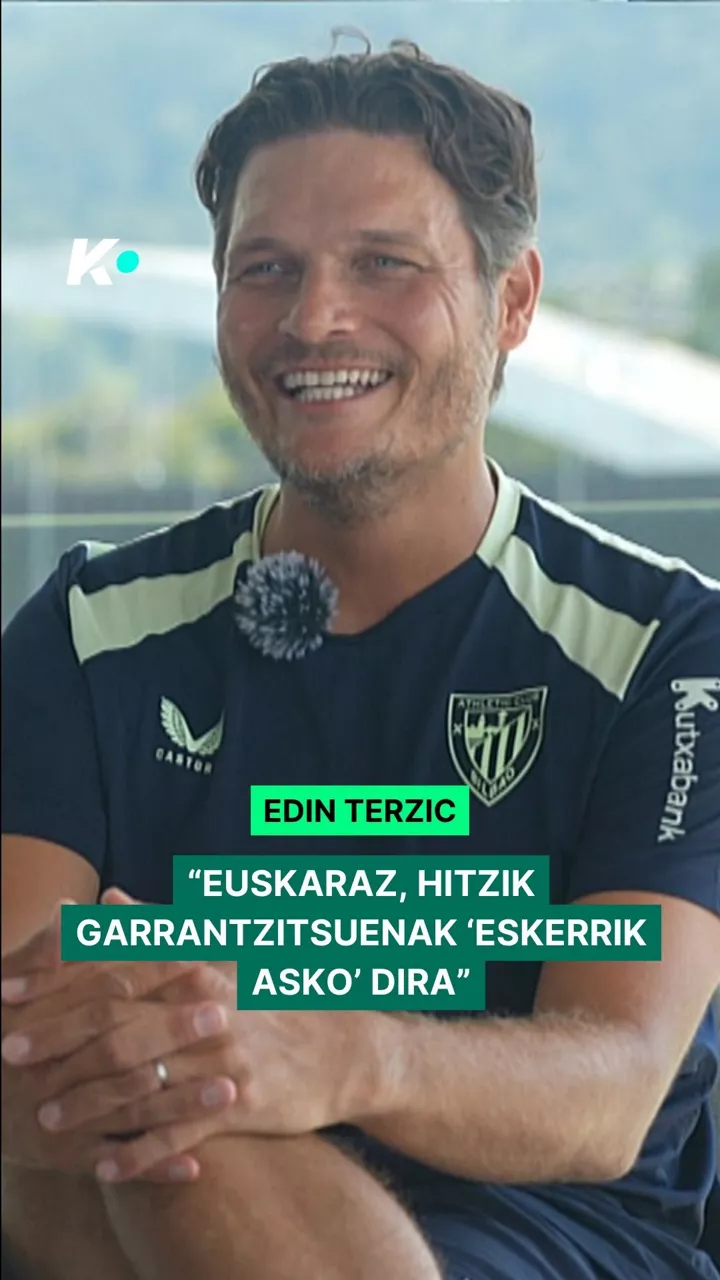 Elkarrizketak futbola Edin Terzic euskarari buruz