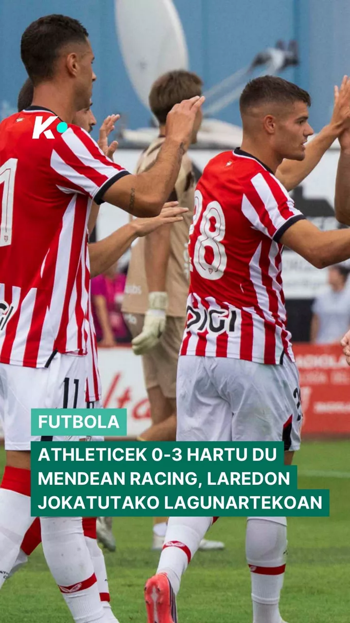 Futbola Racing Santander Athletic lagunartekoko golak
