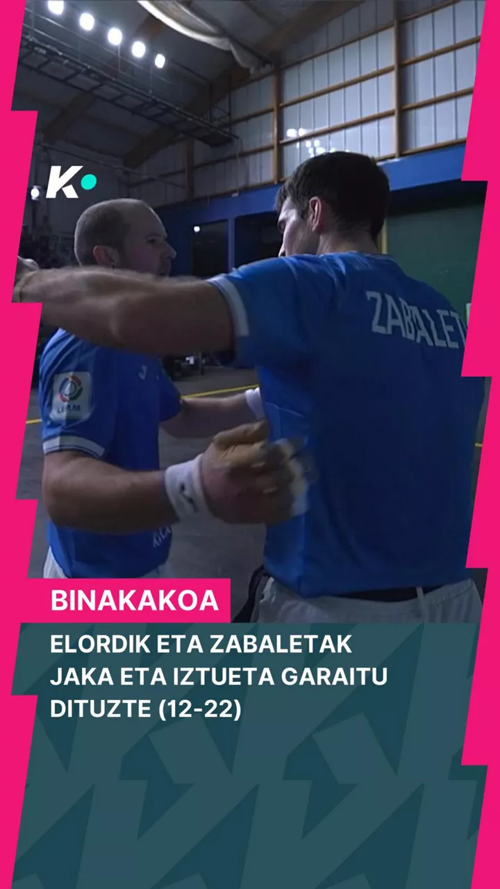 Jaka-Iztueta vs Elordi-Zabaleta