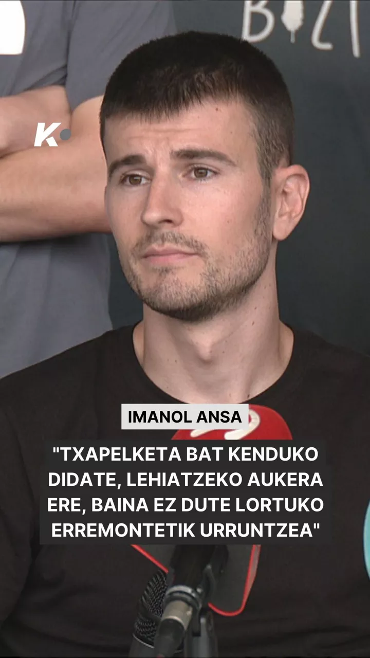 Pilota Erremontea Imanol Ansaren prentsaurrekoa