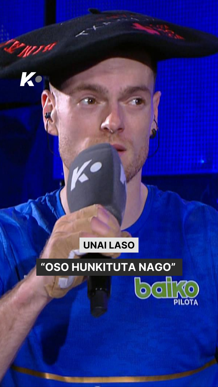 Binakako finala: Altuna III-Ezkurdia vs Laso-Albisu. Lasoren adierazpenak