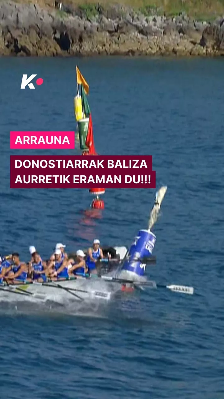 Arrauna Eusko Label Donostiarra Castroko Banderan