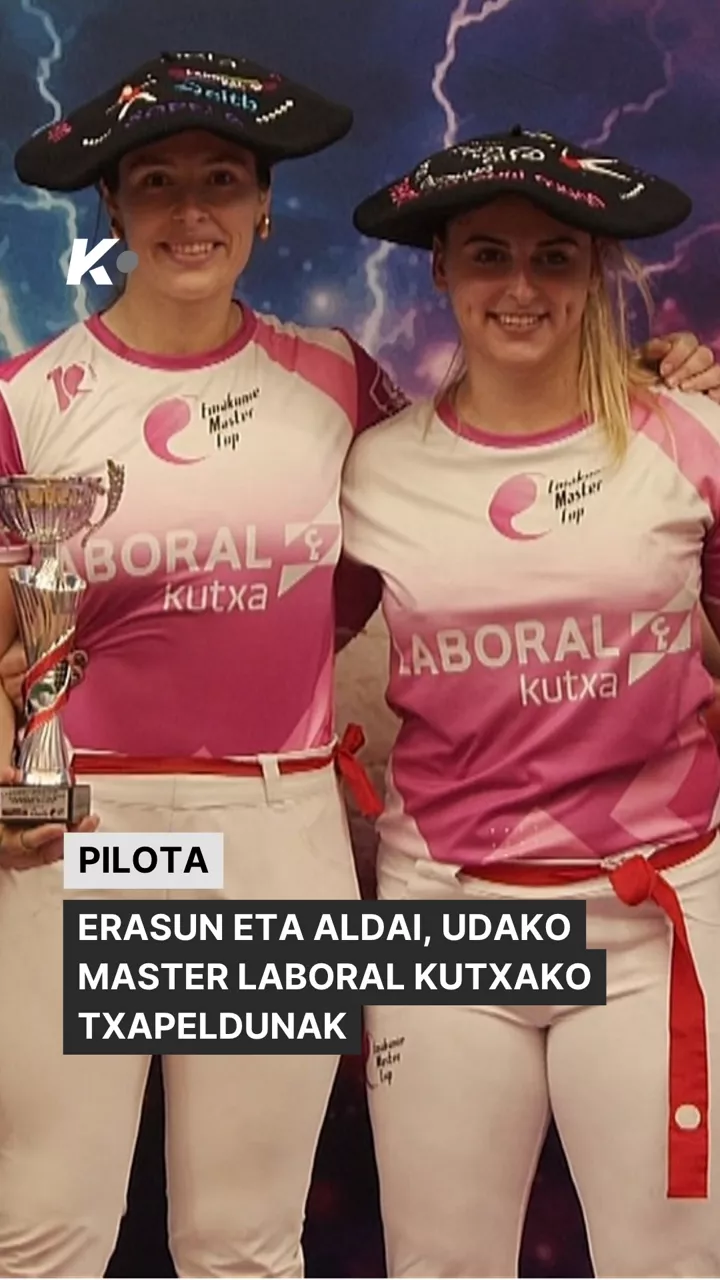 Pilota Emakume Master Cup Udako finalak