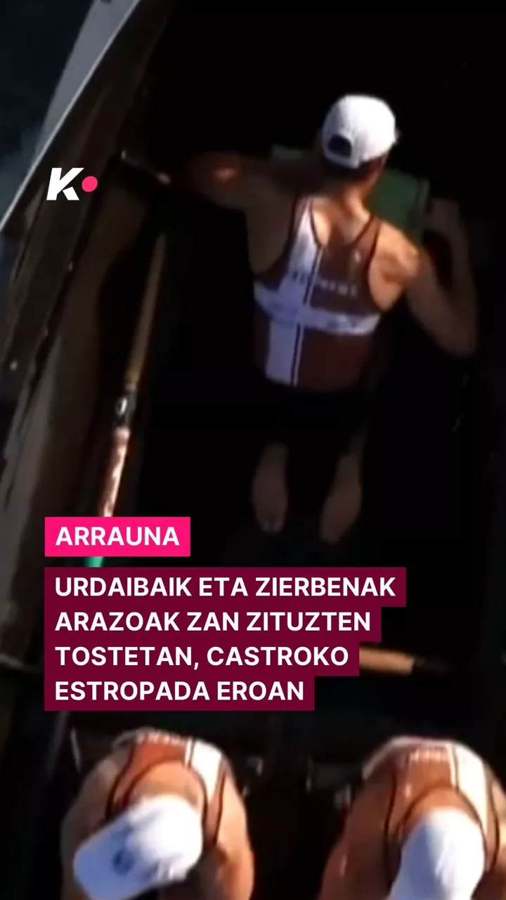 Arrauna Eusko Label Zierbena eta Urdaibai Castroko Banderan