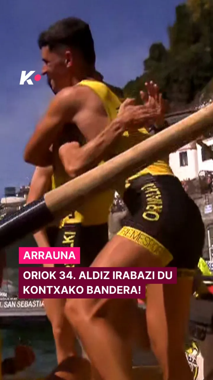 Arrauna Kontxako Bandera 2026 Orio irabazi