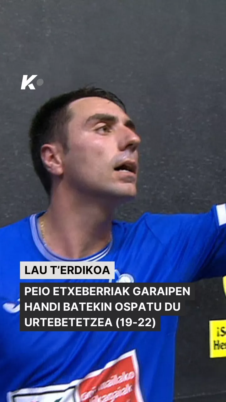 Lau t'erdikoa 2026: Peio Etxeberriak garaipena urtebetetzean