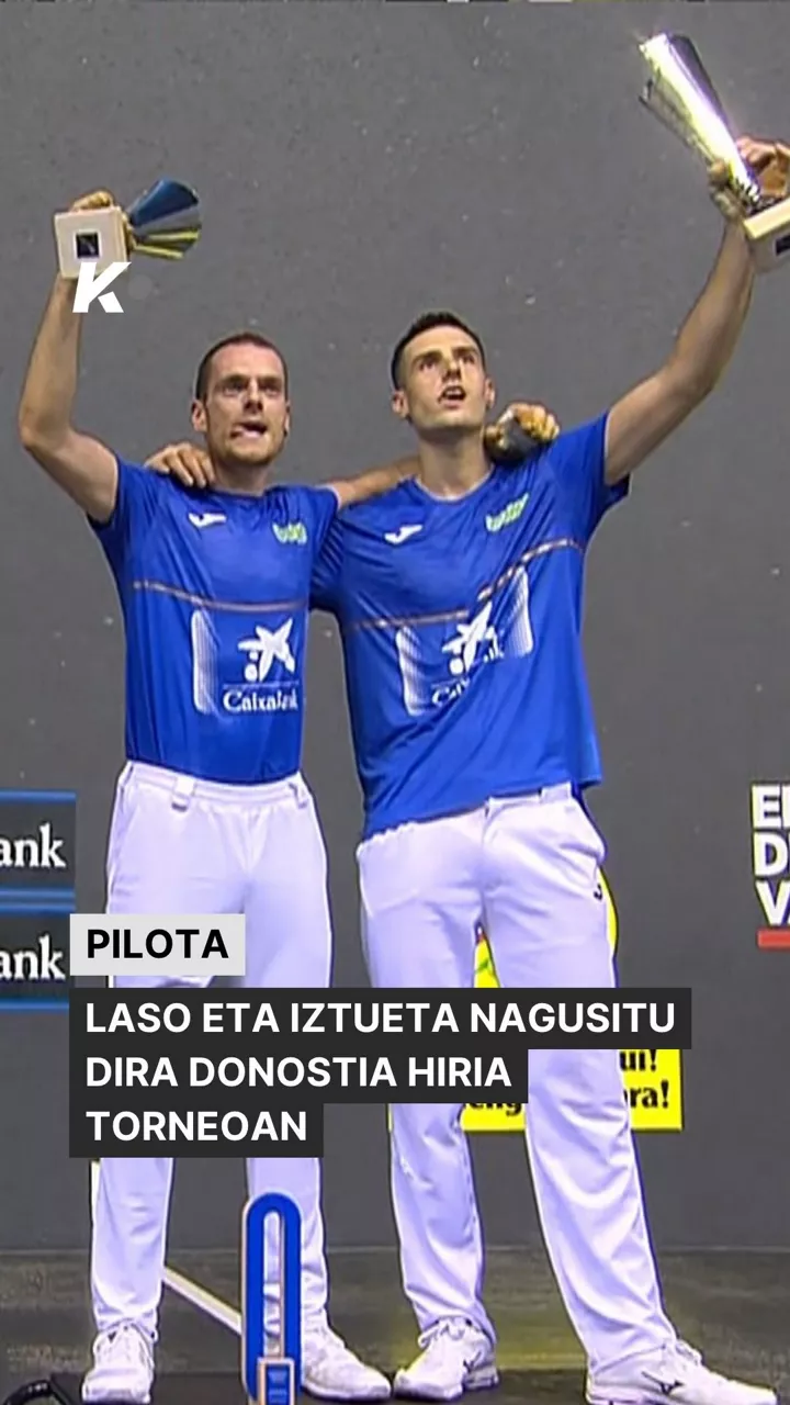 Pilota Donostia Hiria Txapeldunak Laso Iztueta