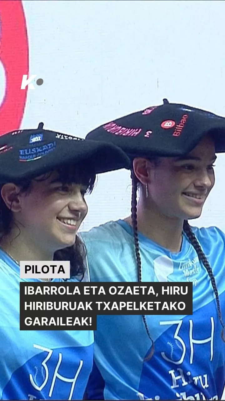 Pilota Emakume Master Cup Hiru Hiriburuak 2026 Ibarrola eta Ozaeta