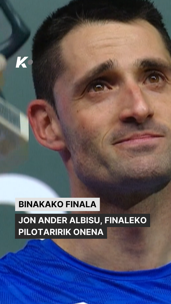 Binakako finala: Altuna III-Ezkurdia vs Laso-Albisu. Albisu finaleko pilotari onena