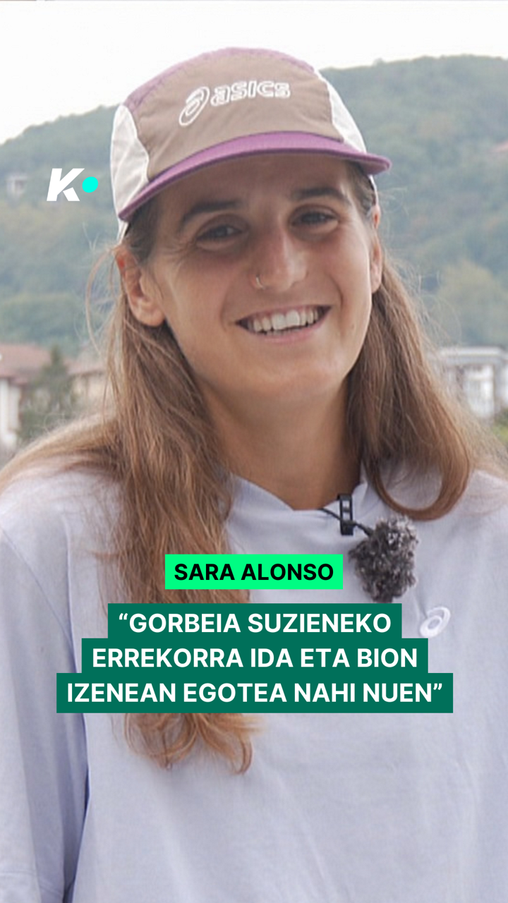 Atletismoa Sara Alonso elkarrizketa Gorbeia