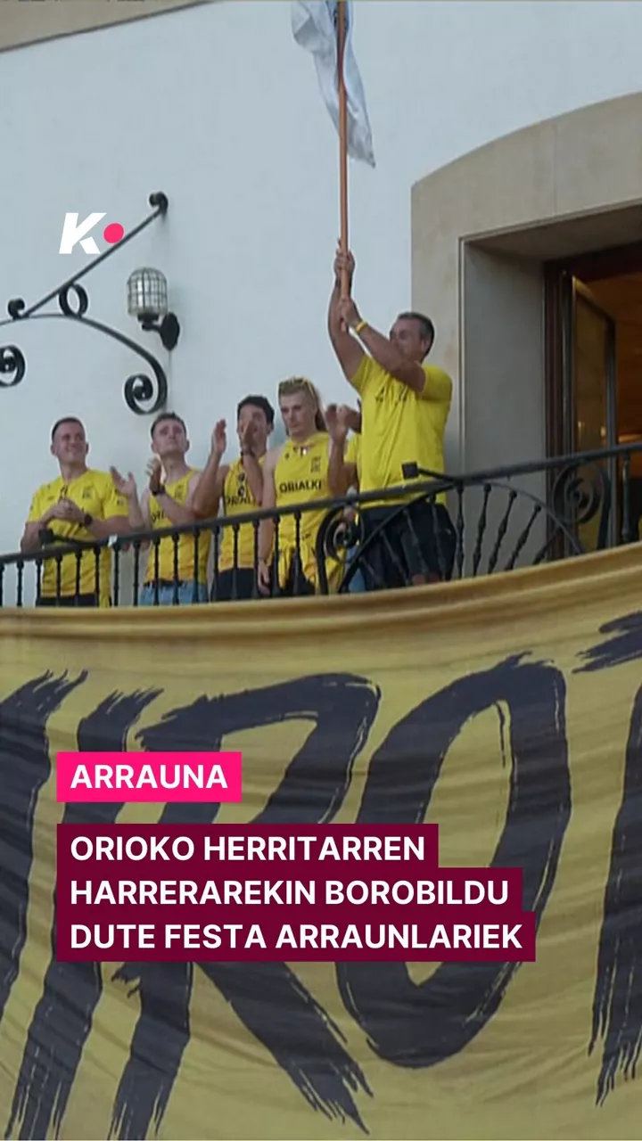 Arrauna Kontxako Bandera Orioren ospakizunak