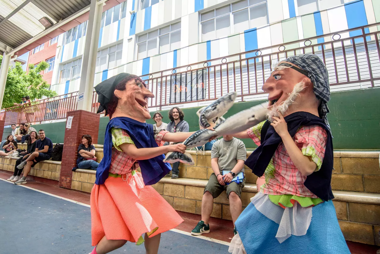 Fiesta de la Escuela Pública Vasca en Santurtzi