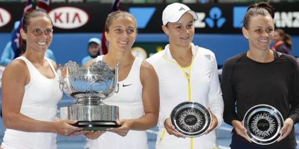 Errani y Vinci, campeonas en el Parejas. Foto: EFE