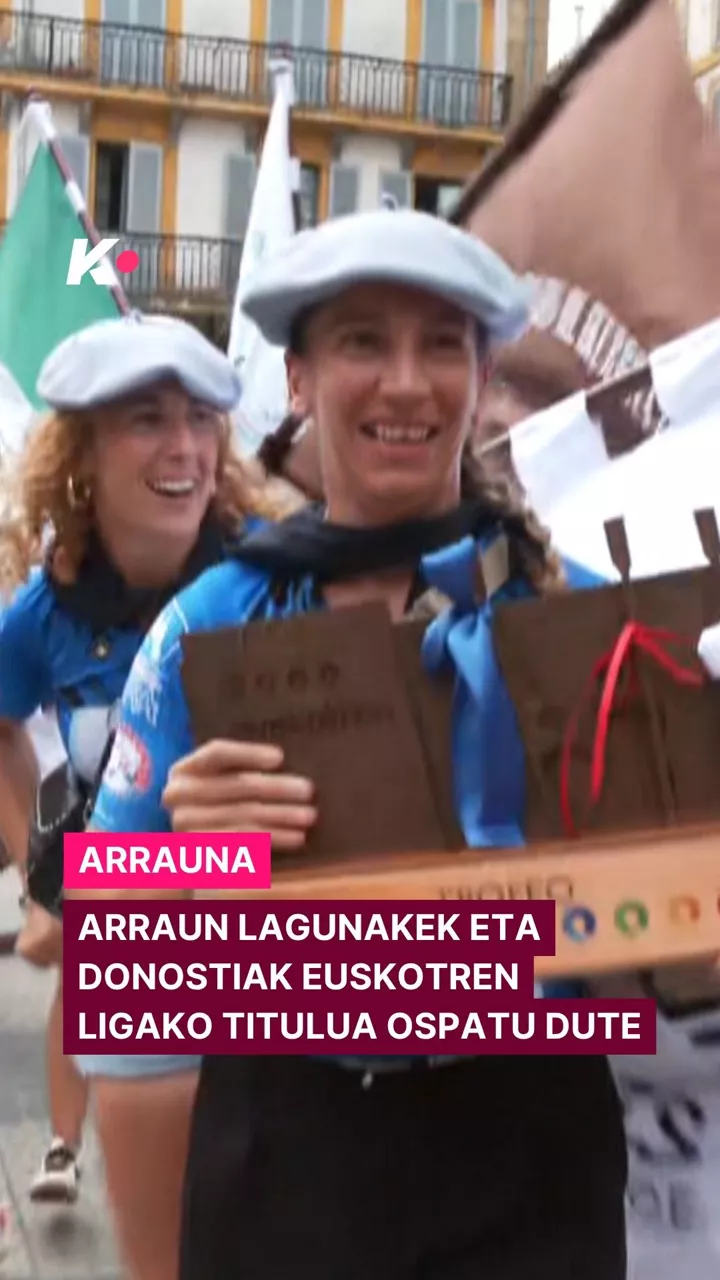 Arrauna Arraun Lagunak Euskotren ospakizuna