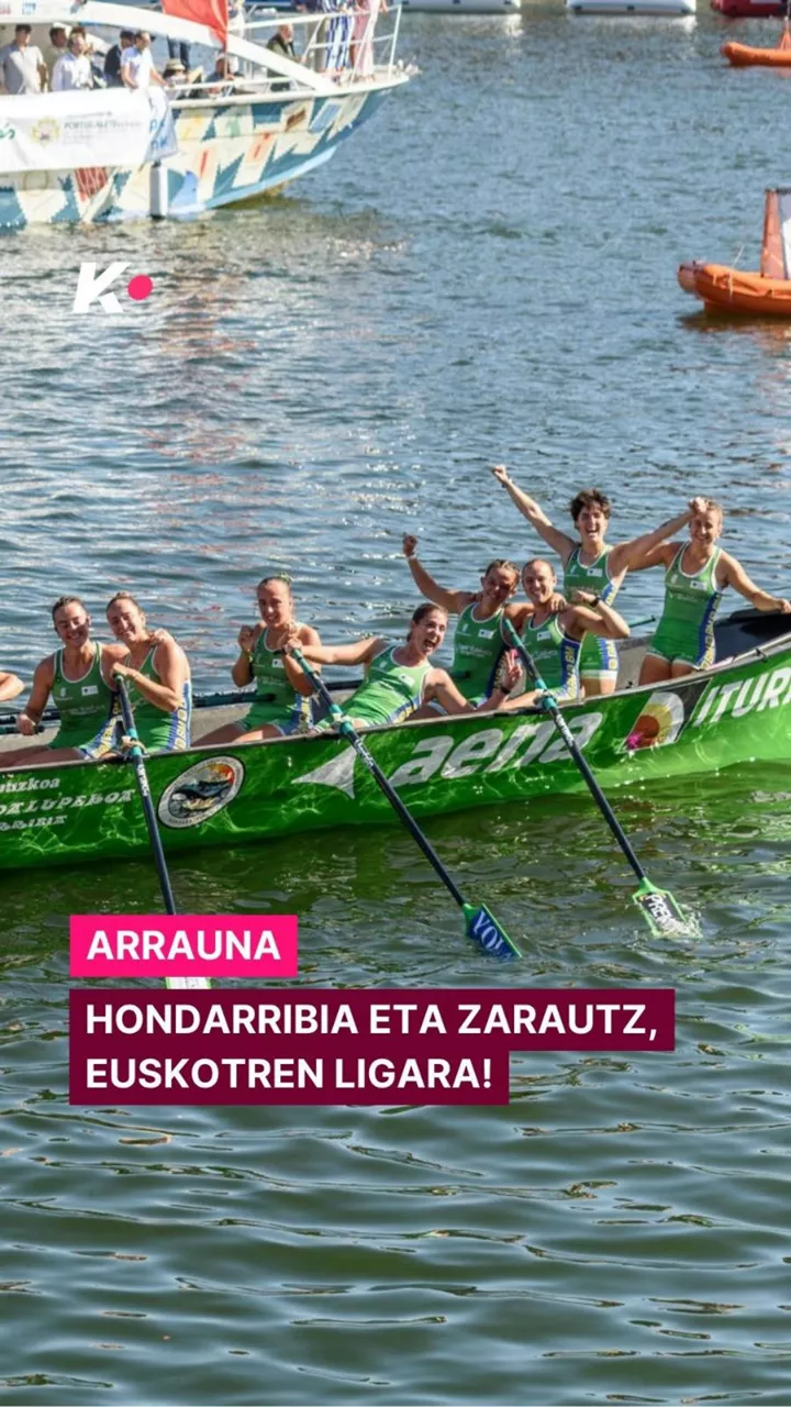 Arrauna Euskotren play-offa Hondarribia Zarautz igo