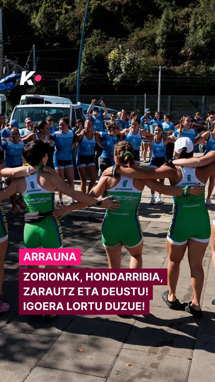 Arrauna Hondaribia Deustu Zarautz ospakizunak