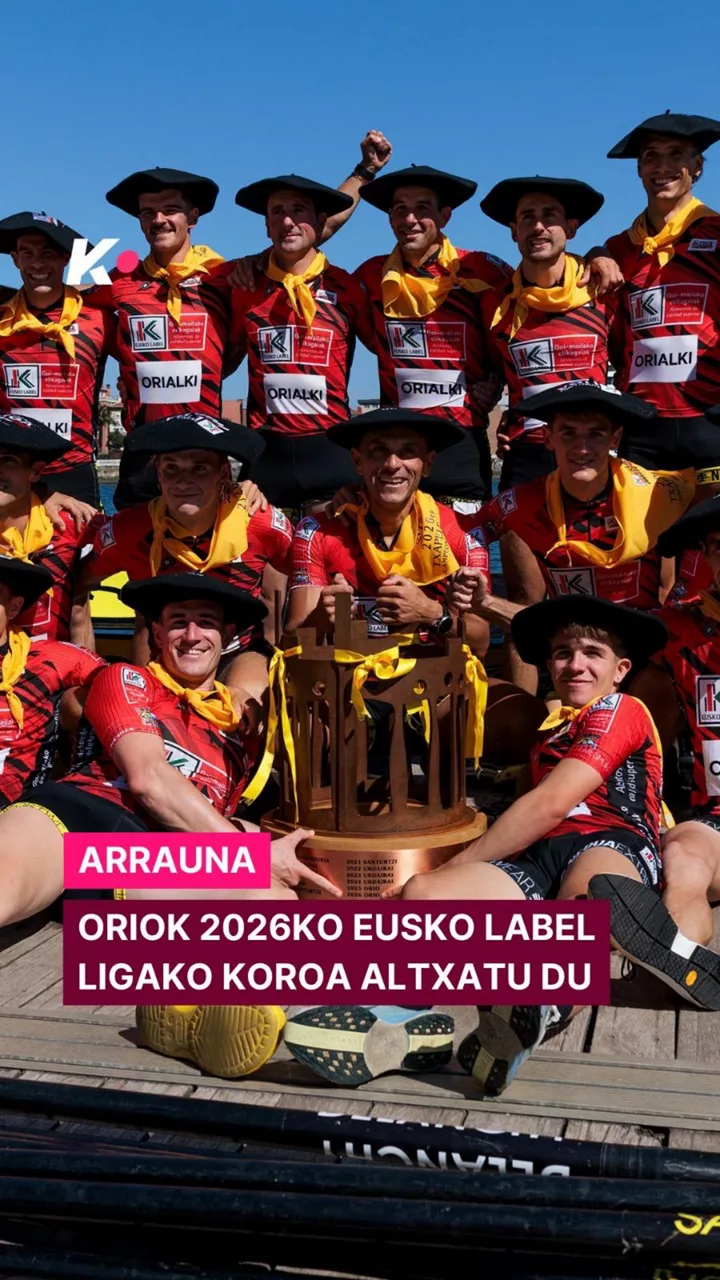 Arrauna Eusko Label koroa Orio