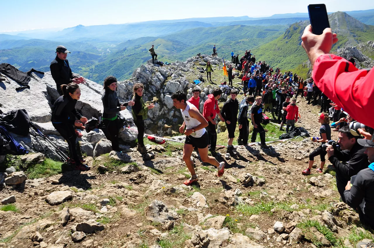 Carrera Zegama-Aizkorri. Foto de archivo: Iñaki Golmayo Gurrutxaga