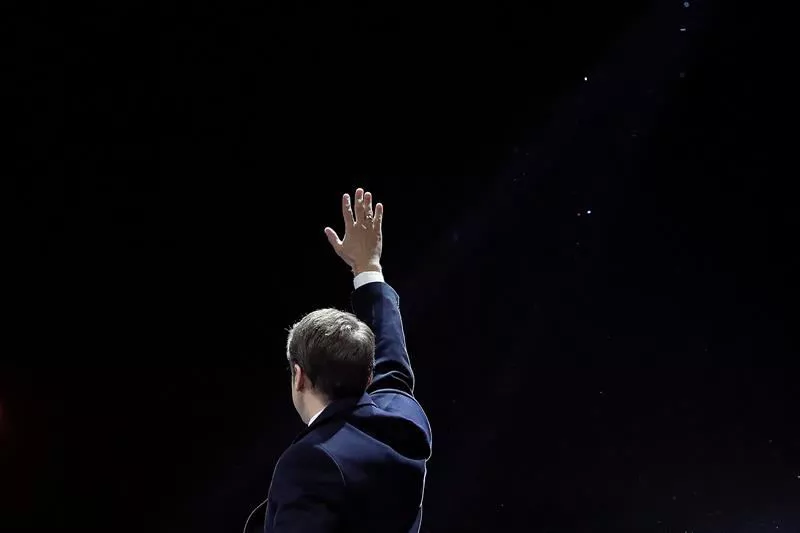 MACRON HITZALDIA HAUTESKUNDEAK FRANTZIA EFE2