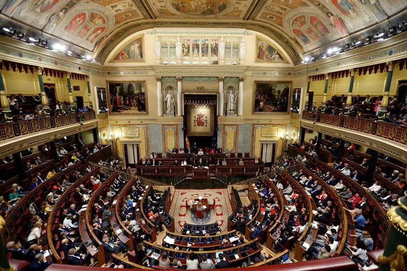 Imagen de archivo del Congreso de los Diputados. Foto: EFE
