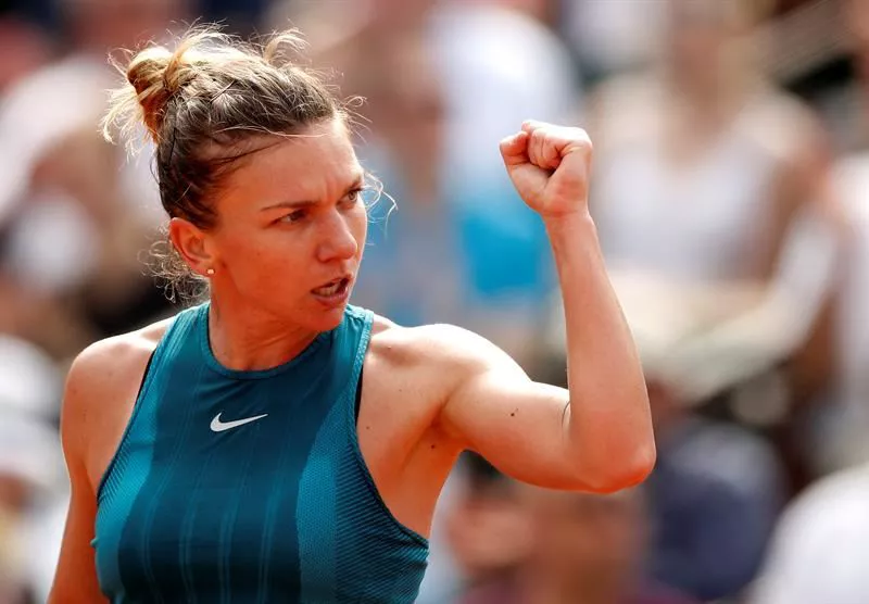 Simona Halep, artxiboko irudian. Argazkia: EFE.