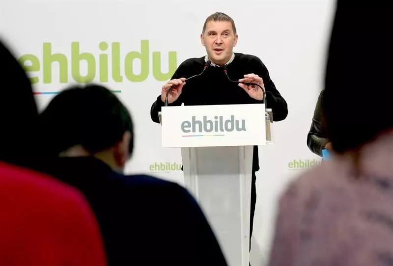El coordinador general de EH Bildu, Arnaldo Otegi. Foto: Efe