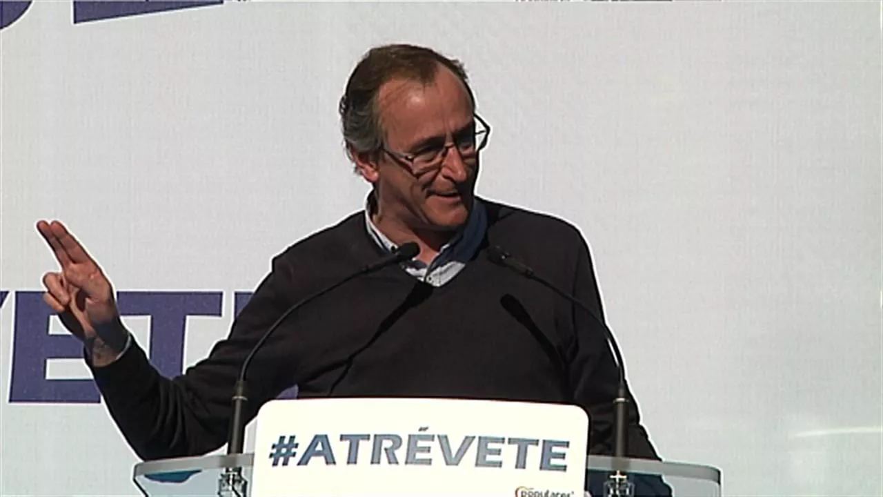 Alfonso Alonso PPren EAEko burua, Bilbon. Argazkia: EiTB
