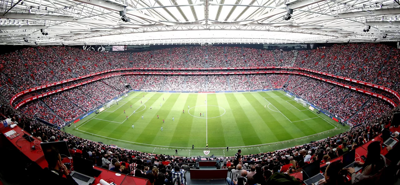 El estadio de San Mamés.