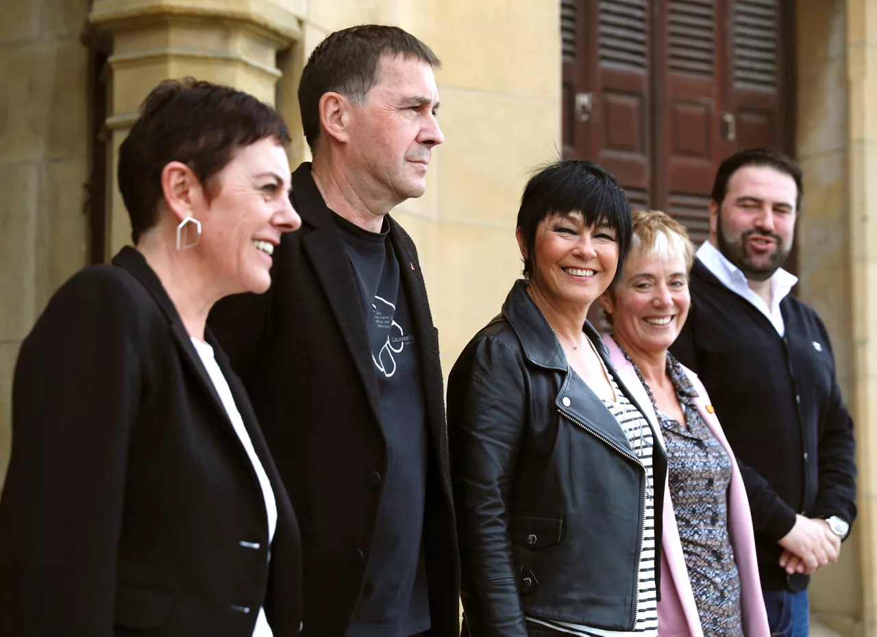 MERTXE AIZPURUA ARNALDO OTEGI MADDALEN IRIARTE BEL POZUETA JON IÑARRITU EH BILDU EFE