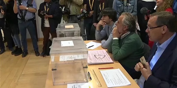 Colegio electoral. Foto: AFP