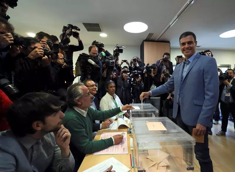 PEDRO SANCHEZ PSOE BOZKATZEN EFE