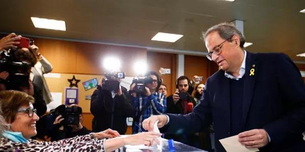 Quim Torra. Foto: EFE