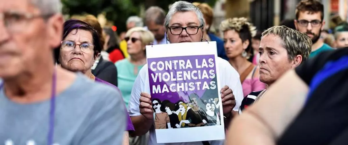 VIOLENCIA MACHISTA INDARKERIA MATXISTA PROTESTA BILBAO EFE