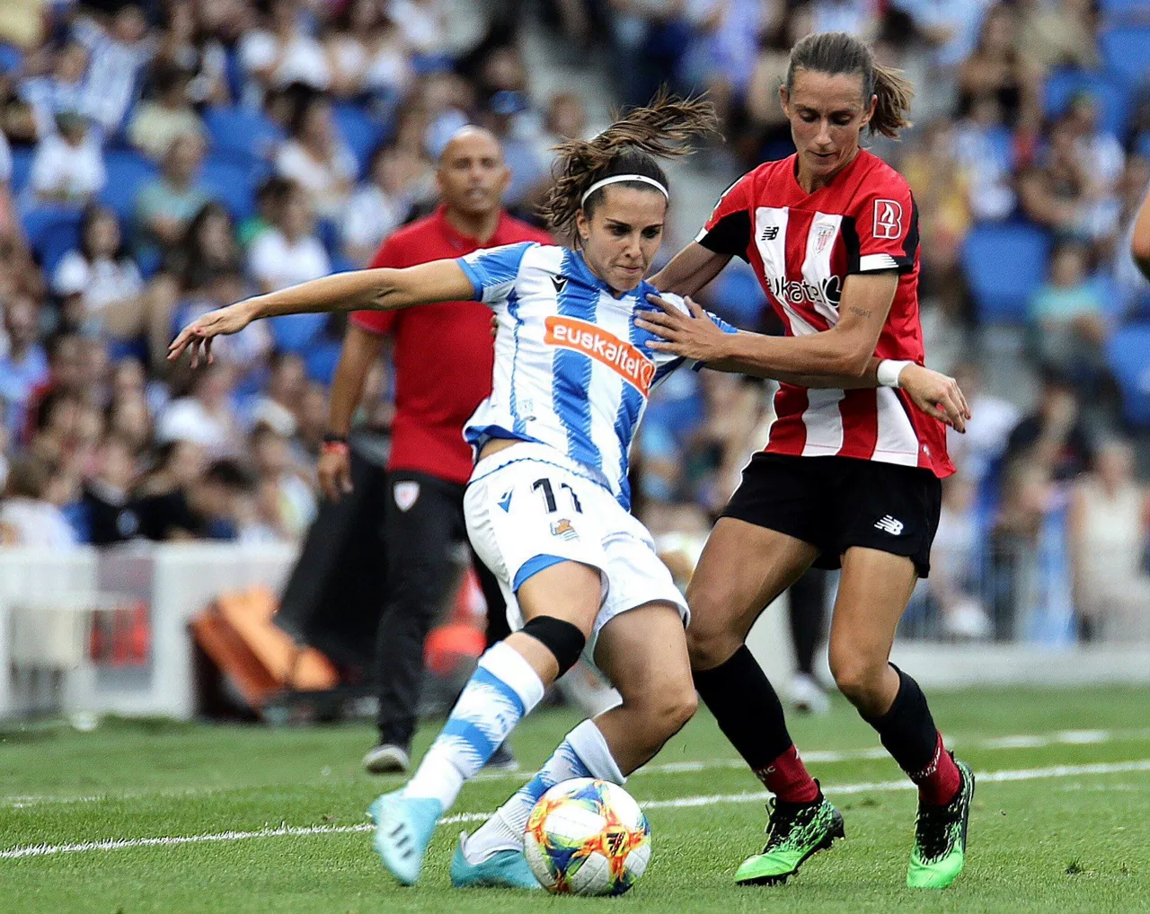 Derbi entre Real Sociedad y Athletic jugado en el Reale Arena
