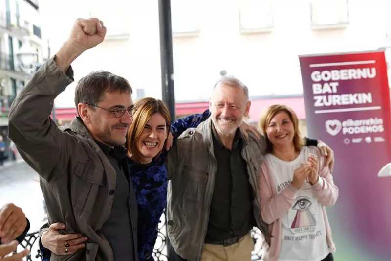 ELKARREKIN PODEMOS ZARAUTZ MONEDERO EFE
