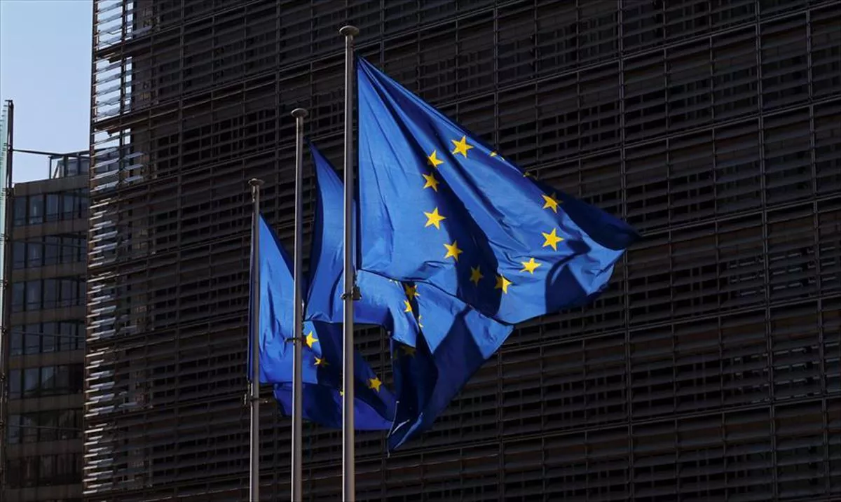 Europar Batasuneko banderak Bruselan