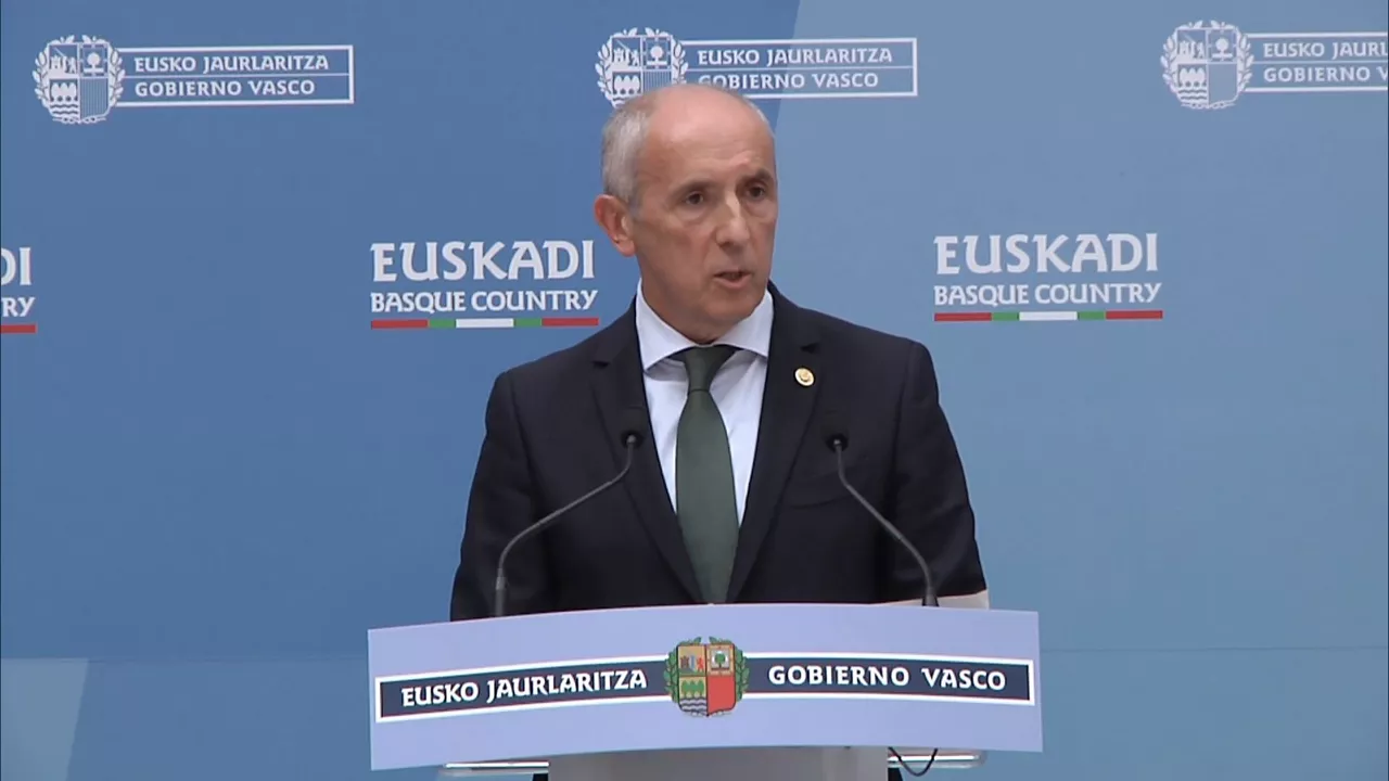 El portavoz del Gobierno Vasco, Josu Erkoreka