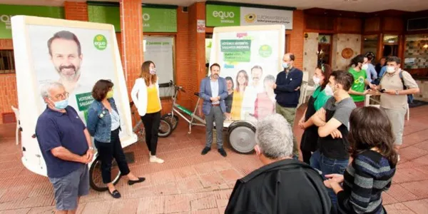 Acto de Equo Berdeak. Foto: EFE