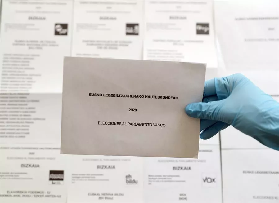 boto paperak papeletas votos hauteskundeak Legebiltzarra 2020