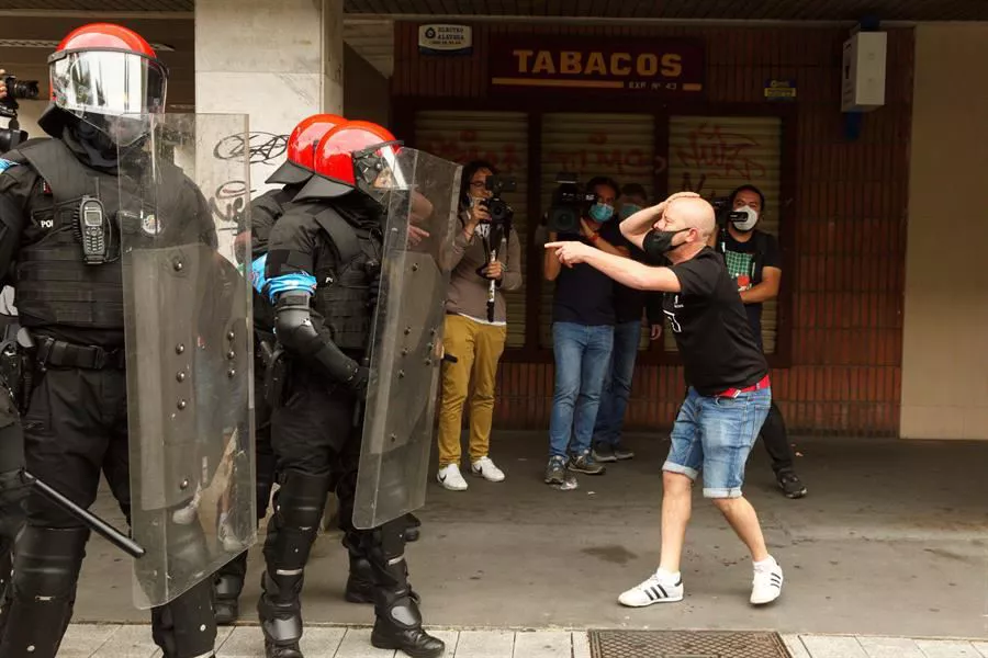 INCIDENTES VOX GASTEIZ EFE