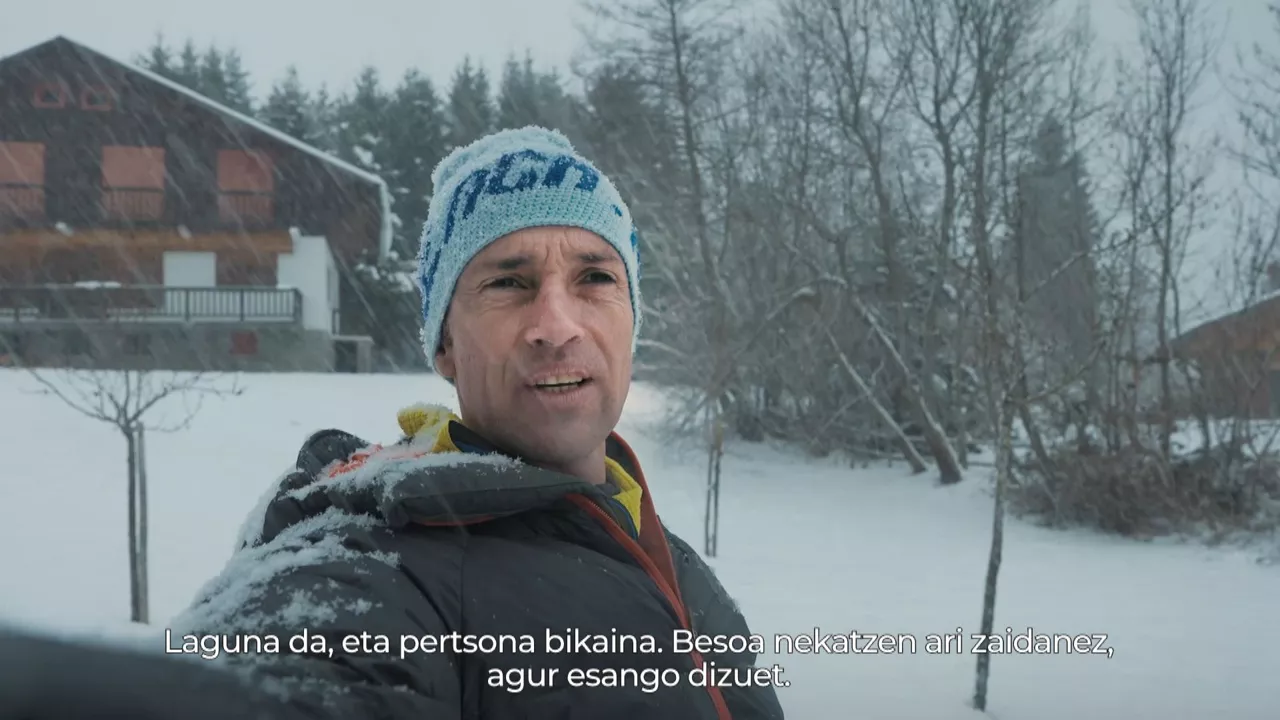 Seb Montaz mendiko zinemagilea. (EITB Media)