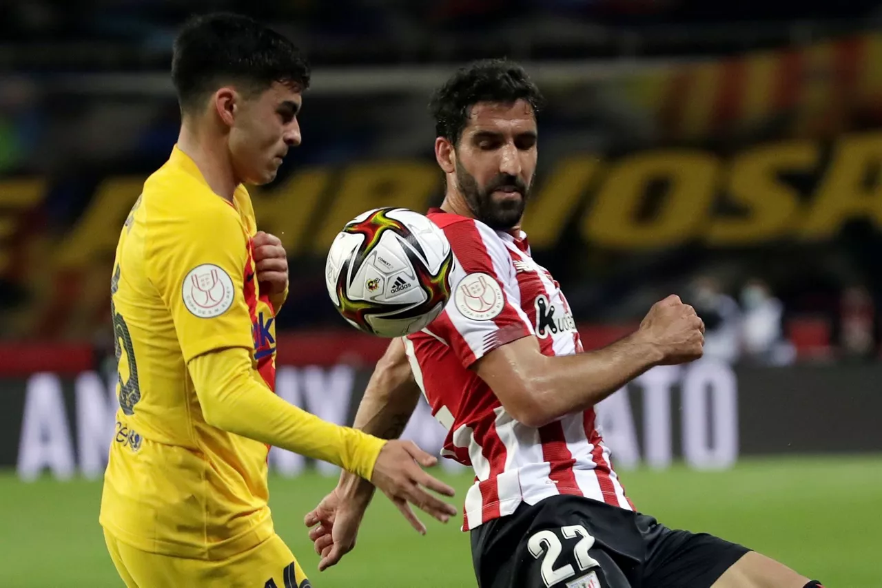 Raúl García Pedri Athletic Barcelona Copa