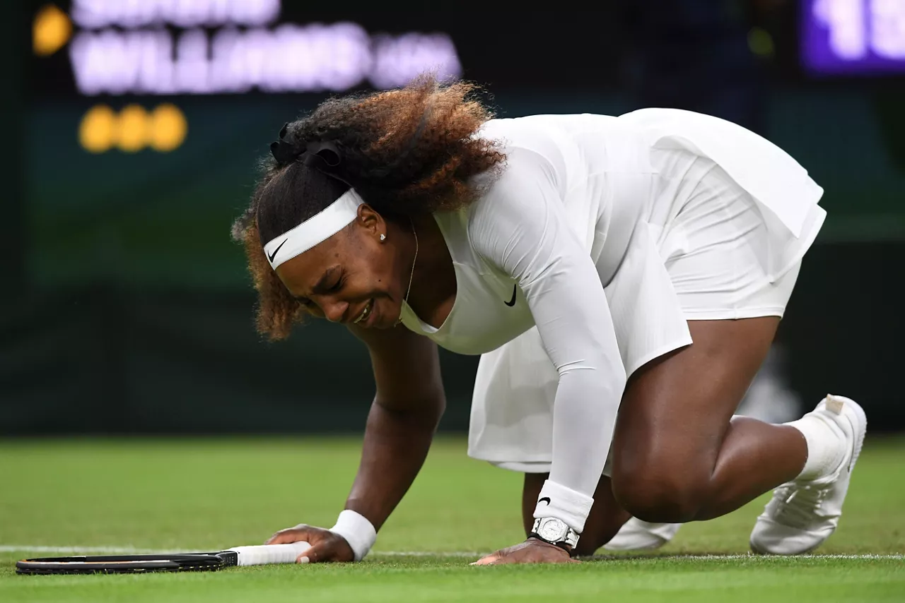 Serena Williams, 2021eko Wimbledonen. Argazkia: EFE