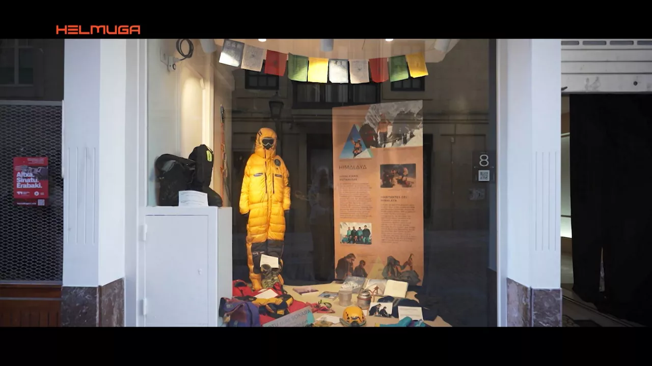 Erakusketaren irudi bat, EITB Mediako bideo batetik ateratakoa.