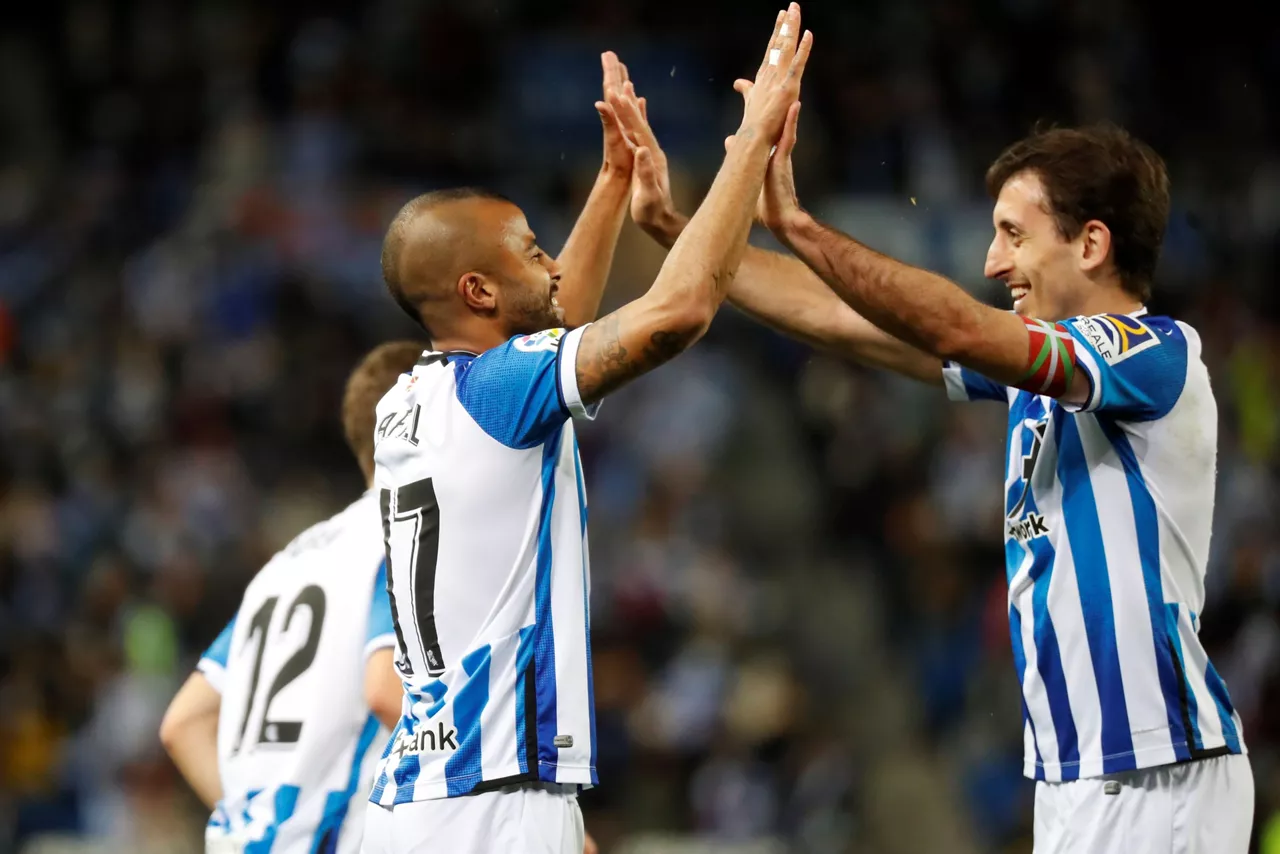 real sociedad granada rafinha oyarzabal gol